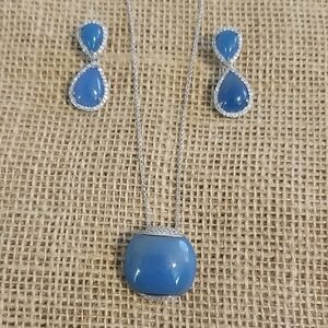 925 TKJ Necklace & Earring Set